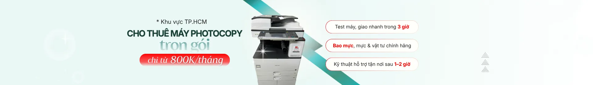Cho thuê máy photocopy TPHCM